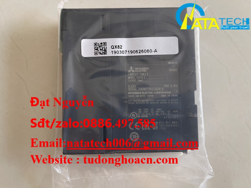 Module I/O QX82 mitsubishi trong hệ thống điều khiển CN