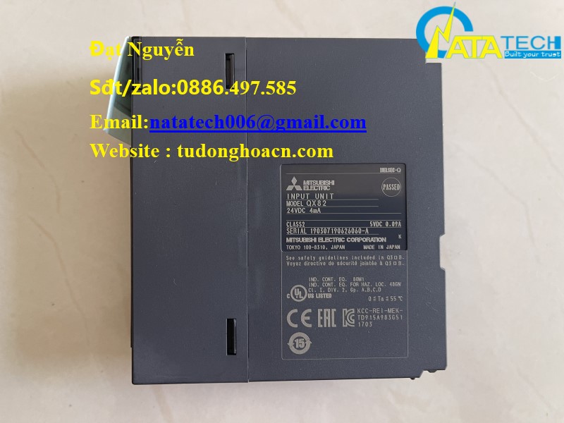 Module I/O QX82 mitsubishi trong hệ thống điều khiển CN
