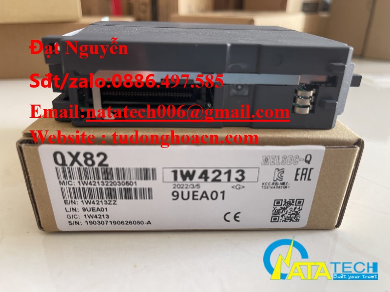 Module I/O QX82 mitsubishi trong hệ thống điều khiển CN