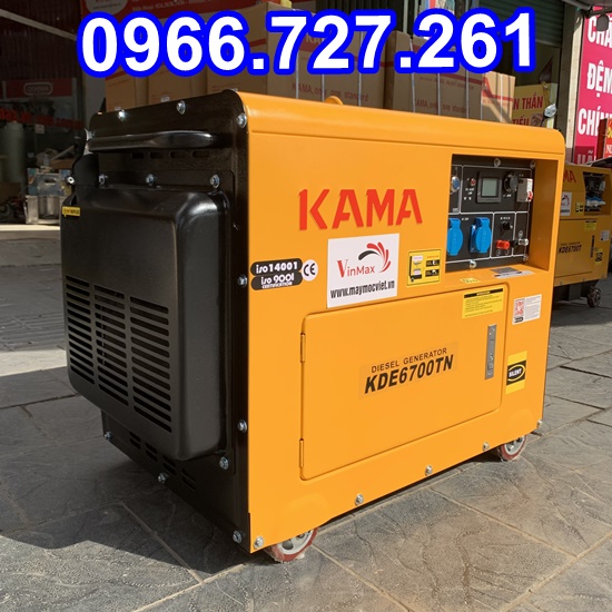 Máy phát điện chạy dầu 5kw Kama KDE 6700TN