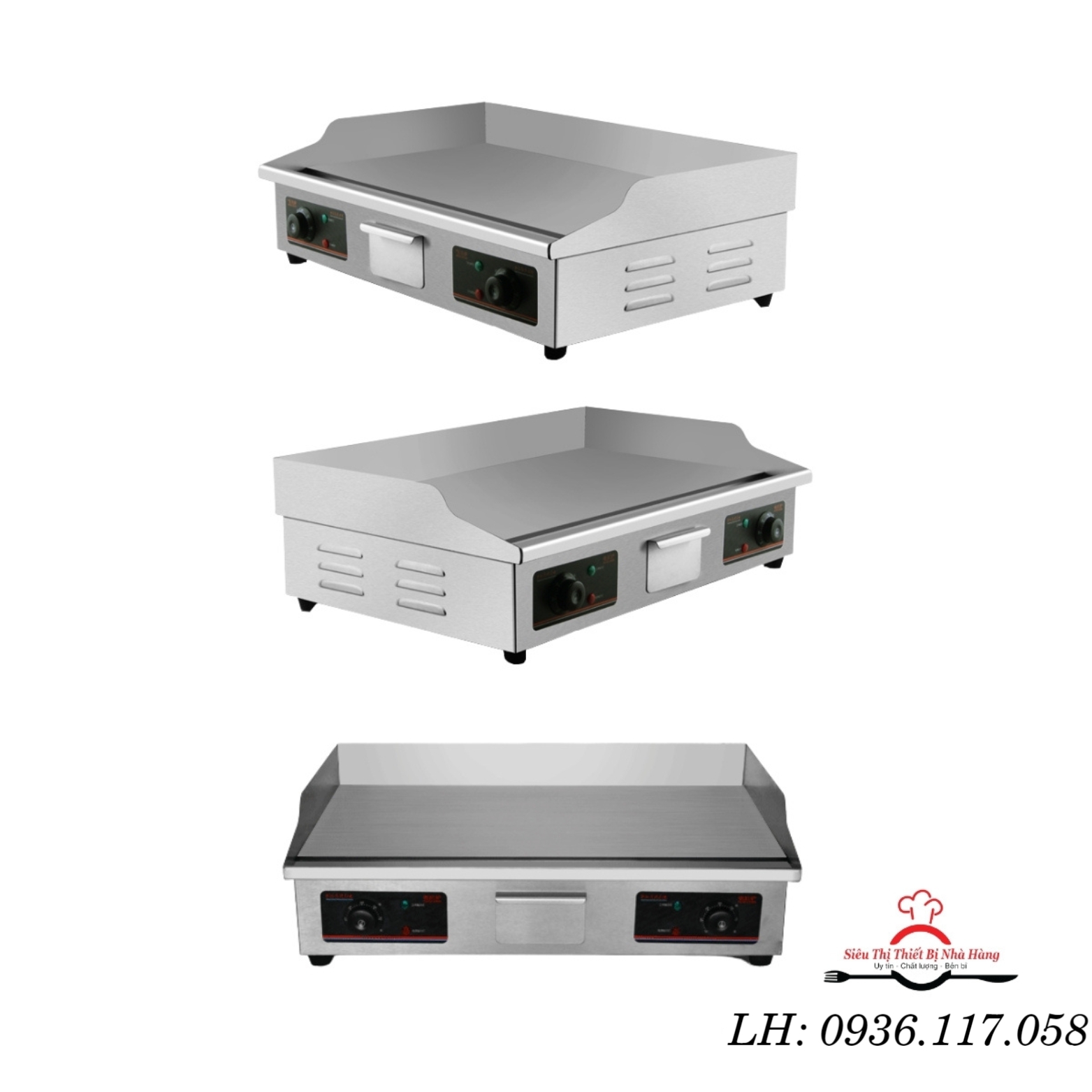 Bếp chiên rán mặt phẳng điện loại GH- 820