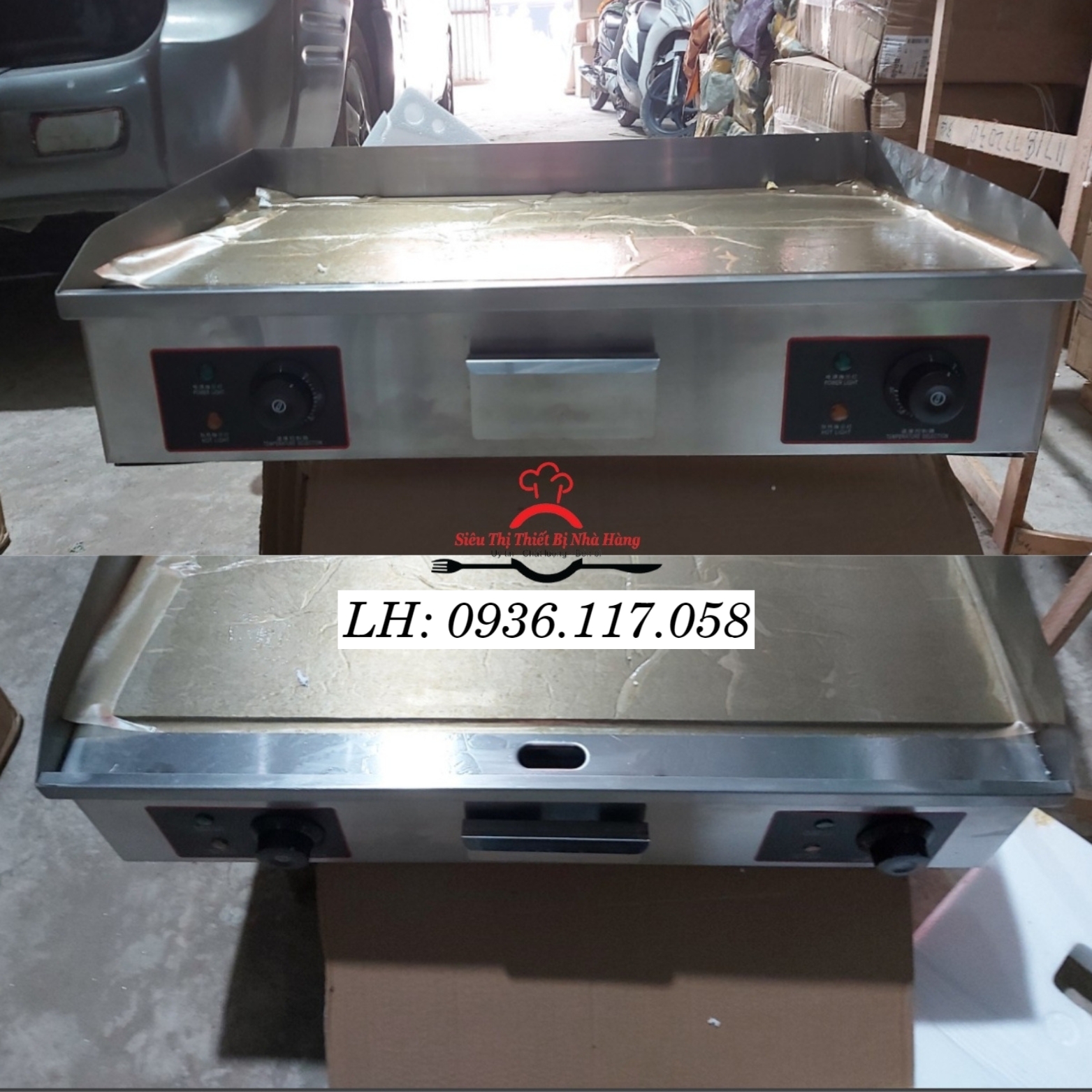 Bếp chiên rán mặt phẳng điện loại GH- 820