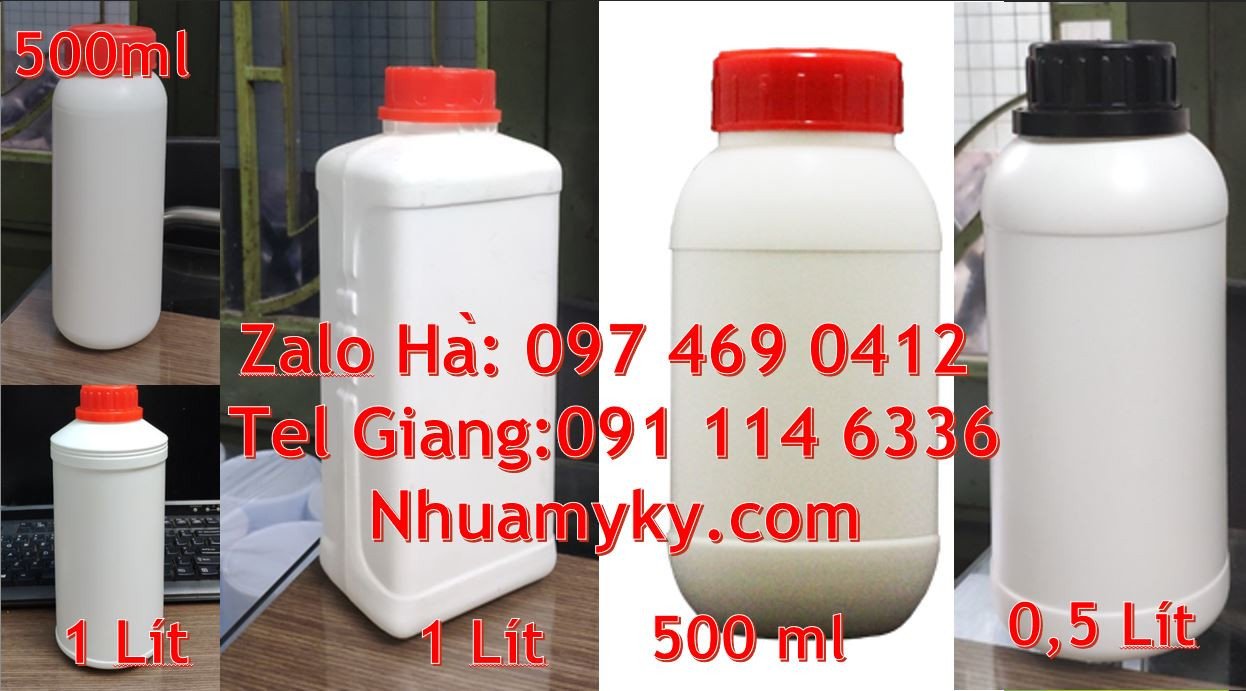 Bán chai nhựa đựng hóa chất,chai nhựa đựng mỹ phẩm,chai nhựa hdpe nắp