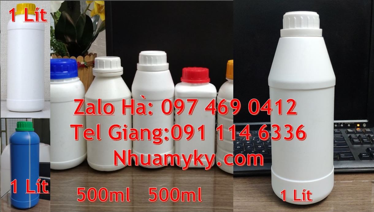 Bán chai nhựa đựng hóa chất,chai nhựa đựng mỹ phẩm,chai nhựa hdpe nắp