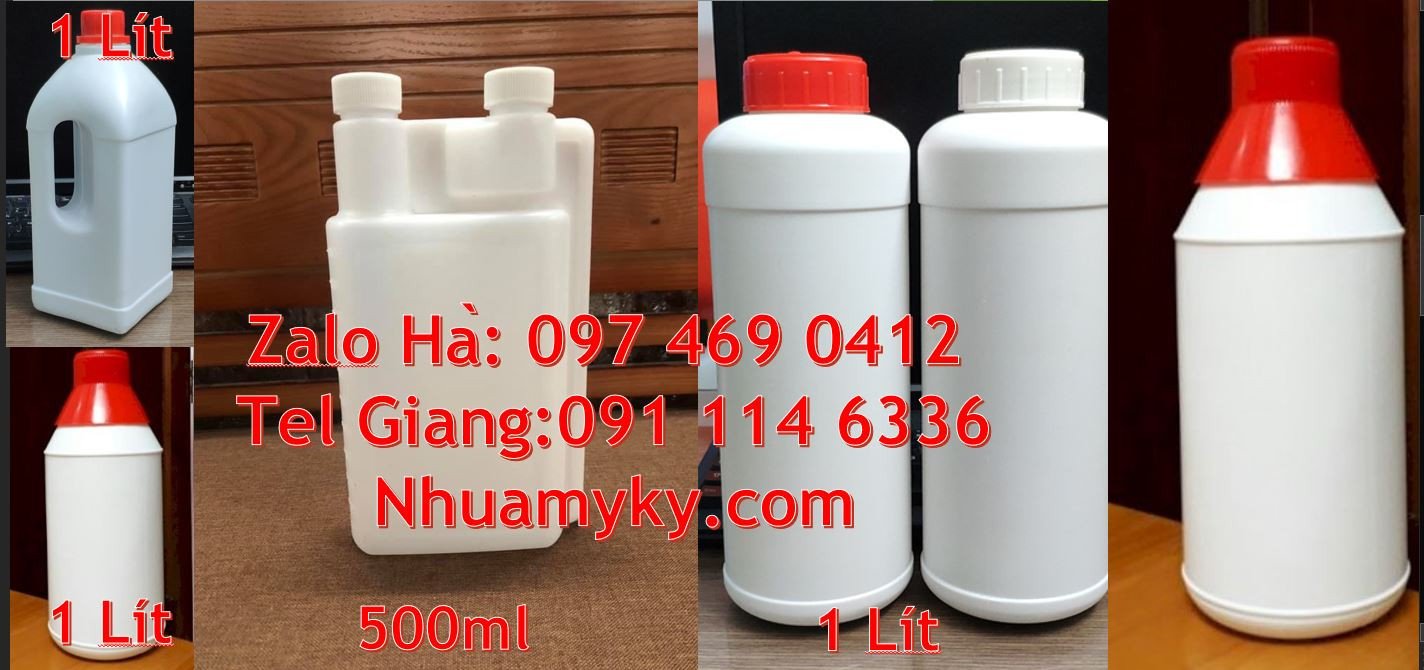 Bán chai nhựa đựng hóa chất,chai nhựa đựng mỹ phẩm,chai nhựa hdpe nắp