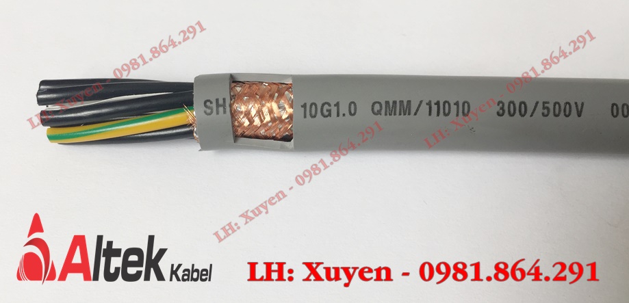 Cáp điều khiển tín hiệu SH-500 10x1.5mm2 hãng Altek Kabel