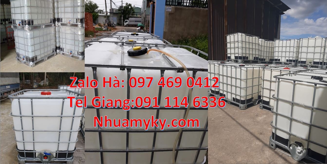 Bán tank nhựa cỡ lớn 1000l,bồn nhựa vuông 1000l đựng hóa chất giá rẻ