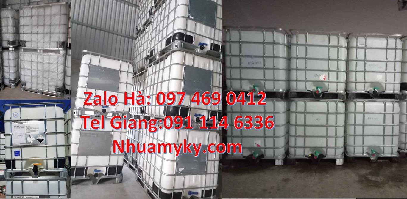 Bán tank nhựa cỡ lớn 1000l,bồn nhựa vuông 1000l đựng hóa chất giá rẻ