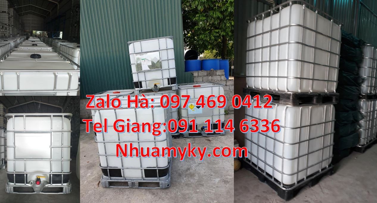 Bán tank nhựa cỡ lớn 1000l,bồn nhựa vuông 1000l đựng hóa chất giá rẻ