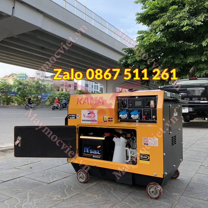 Máy phát điện kama 5kw chạy dầu thương hiệu đức