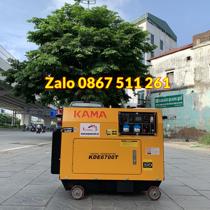 Máy phát điện kama 5kw chạy dầu thương hiệu đức