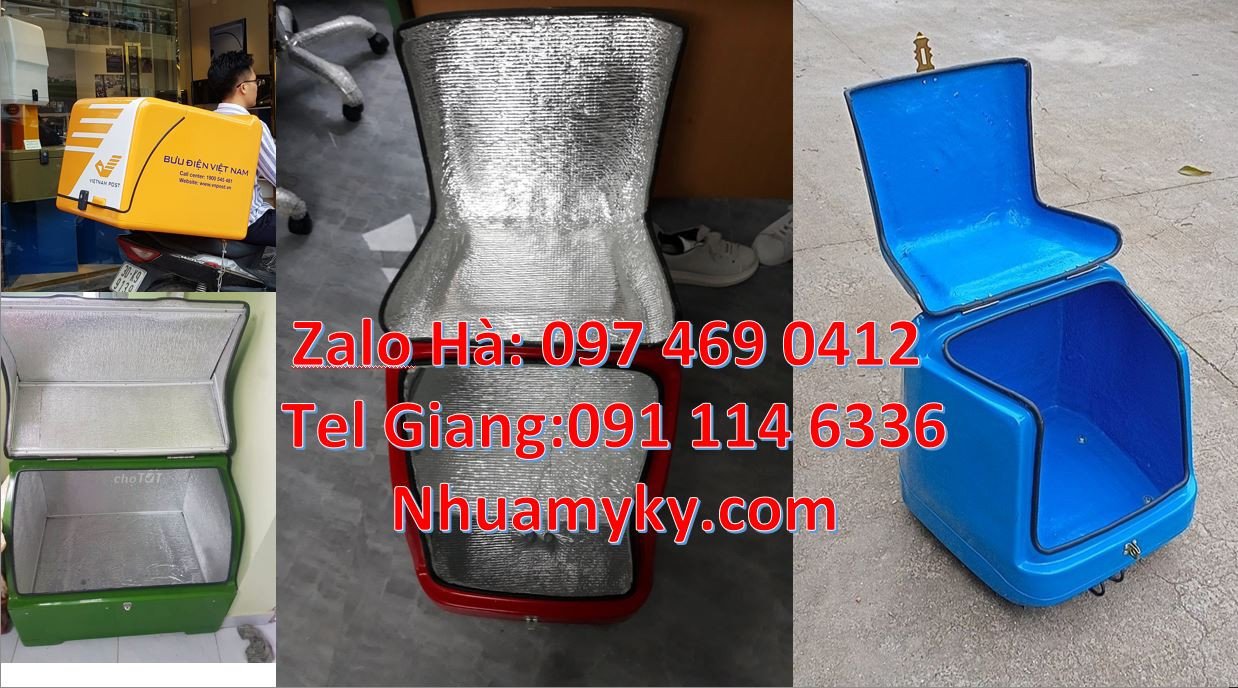 Bán thùng giữ nhiệt,thùng giao trà sữa,thùng giao đồ ăn nhanh chất luo