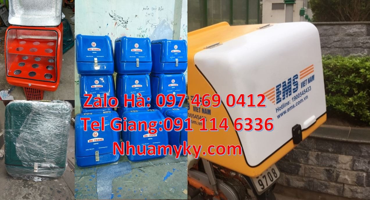 Bán thùng giữ nhiệt,thùng giao trà sữa,thùng giao đồ ăn nhanh chất luo