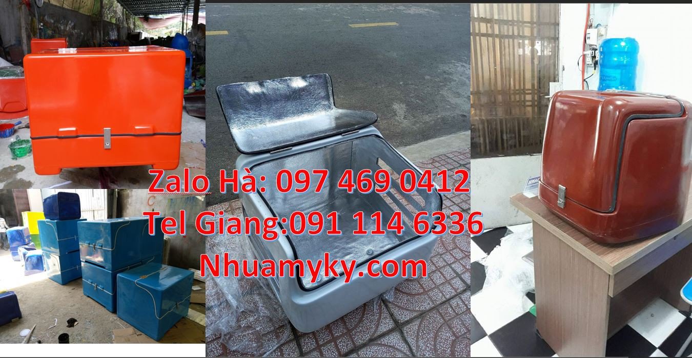 Bán thùng giữ nhiệt,thùng giao trà sữa,thùng giao đồ ăn nhanh chất luo