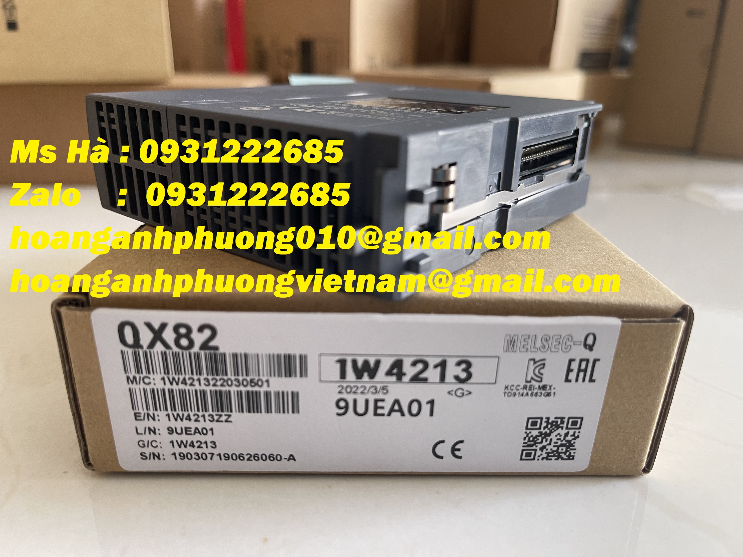Bộ mô đun chính hãng mitsubishi QX82 PLC input