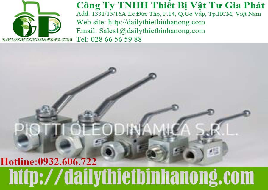 Van giảm áp, van điều khiển, van áp suất Piotti