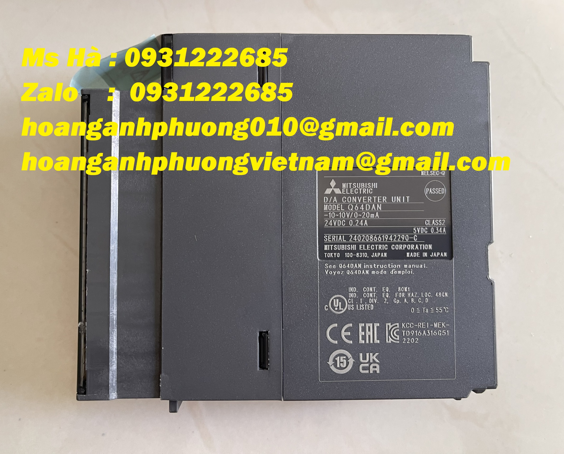 Analog output mitsubishi Q64DAN giá cạnh tranh toàn quốc