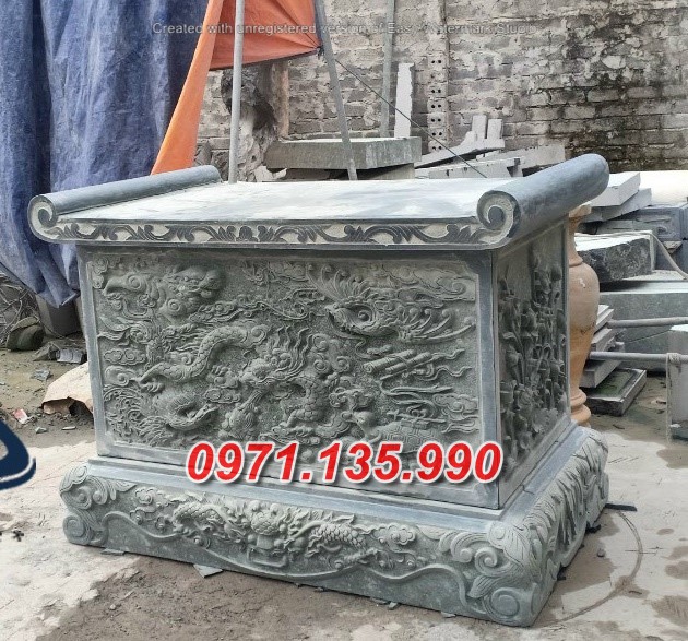 Bàn lễ đá đẹp - Mẫu ban bàn lễ bằng đá đơn giản đẹp bán Long An