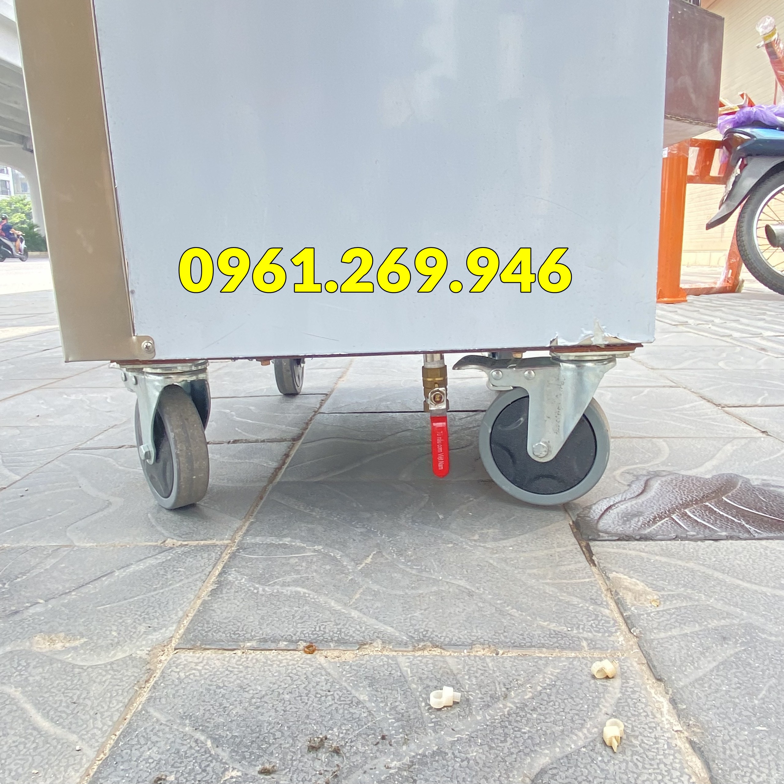 Tủ nấu cơm, hấp thực phẩm 12 khay ga chất liệu inox