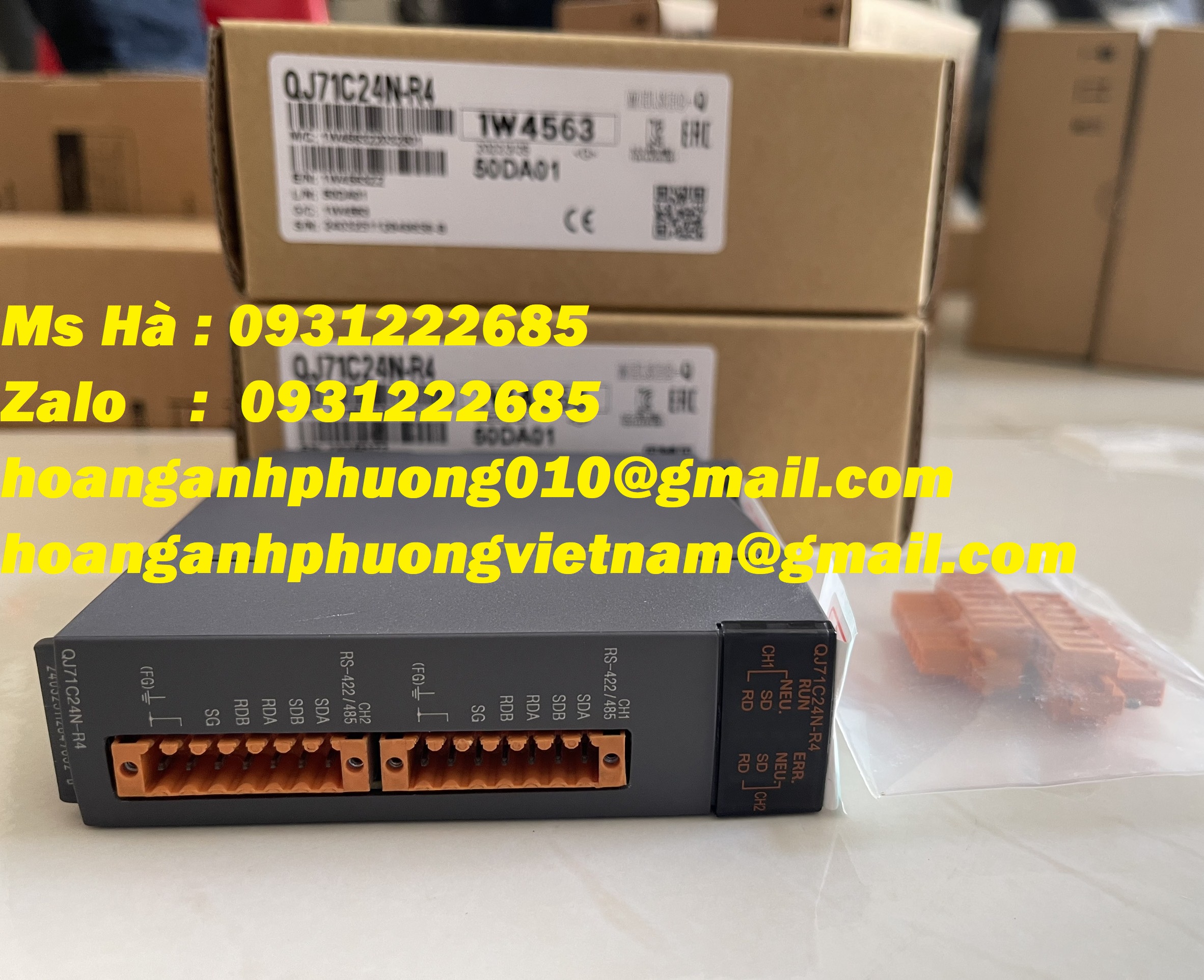 Bộ điều khiển PLC mitsubishi QJ71C24N-R4 nhập giá tốt