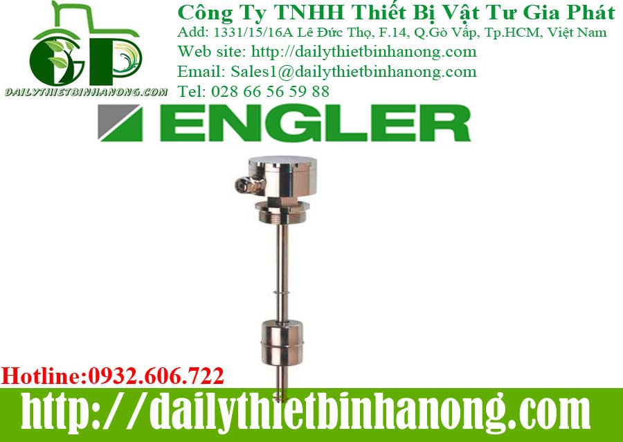 Sensor, công tắc, đầu dò, cảm biến mức chất lỏng Engler