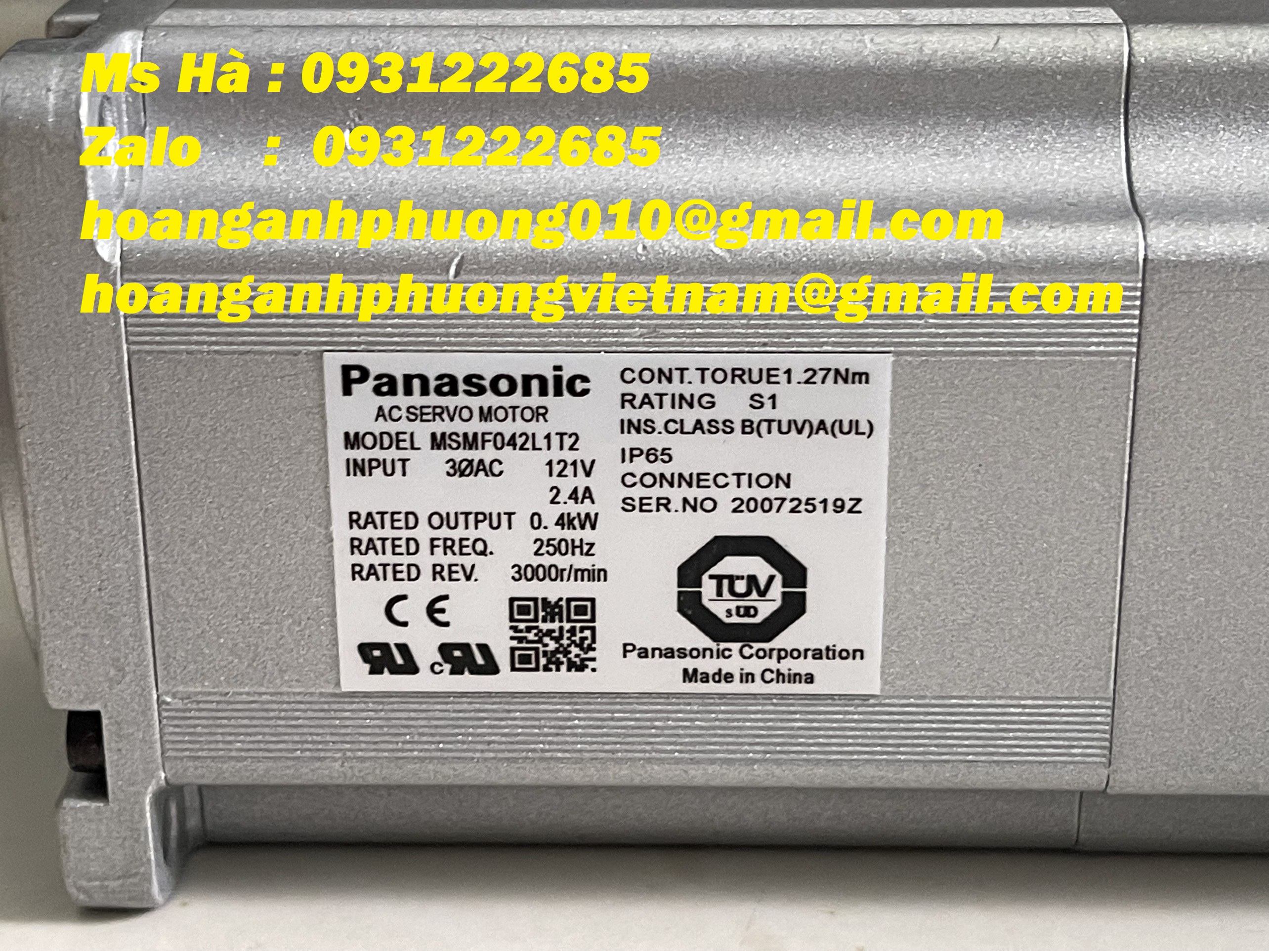 Minas A6 servo panasonic MSMF042L1T2 - Bình Dương
