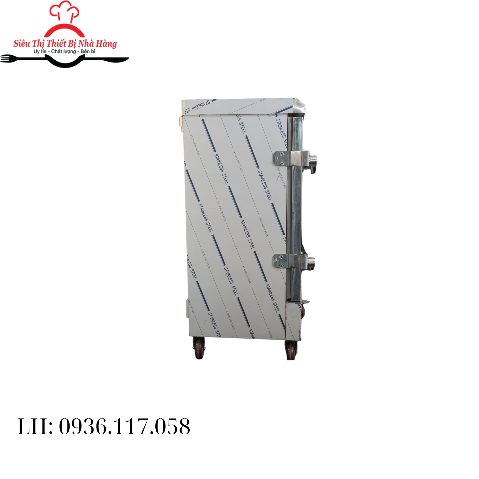 Tủ nấu cơm công nghiệp 8 khay công suất lớn