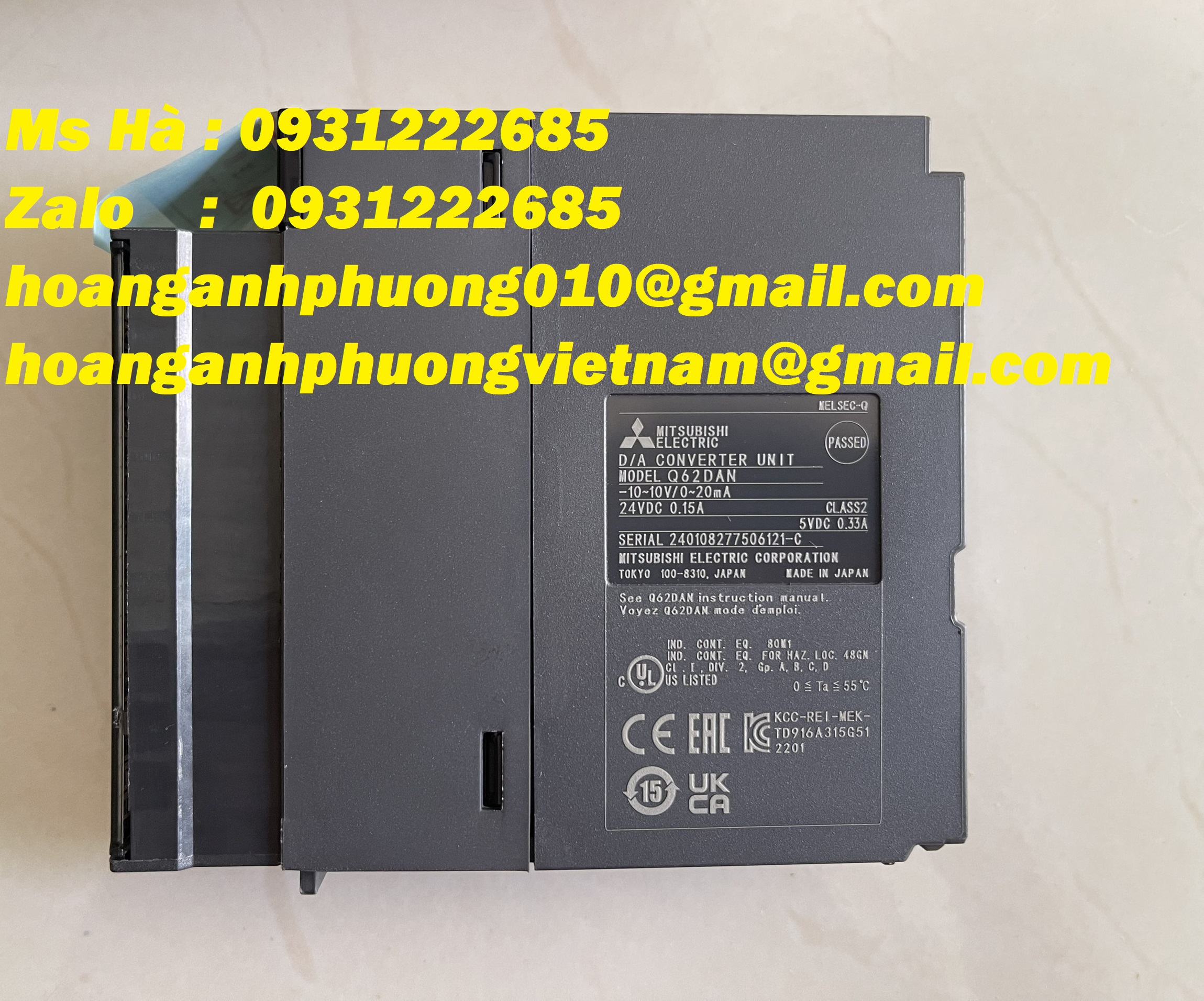 Module analog new 100% dòng mitsubishi Q62DAN