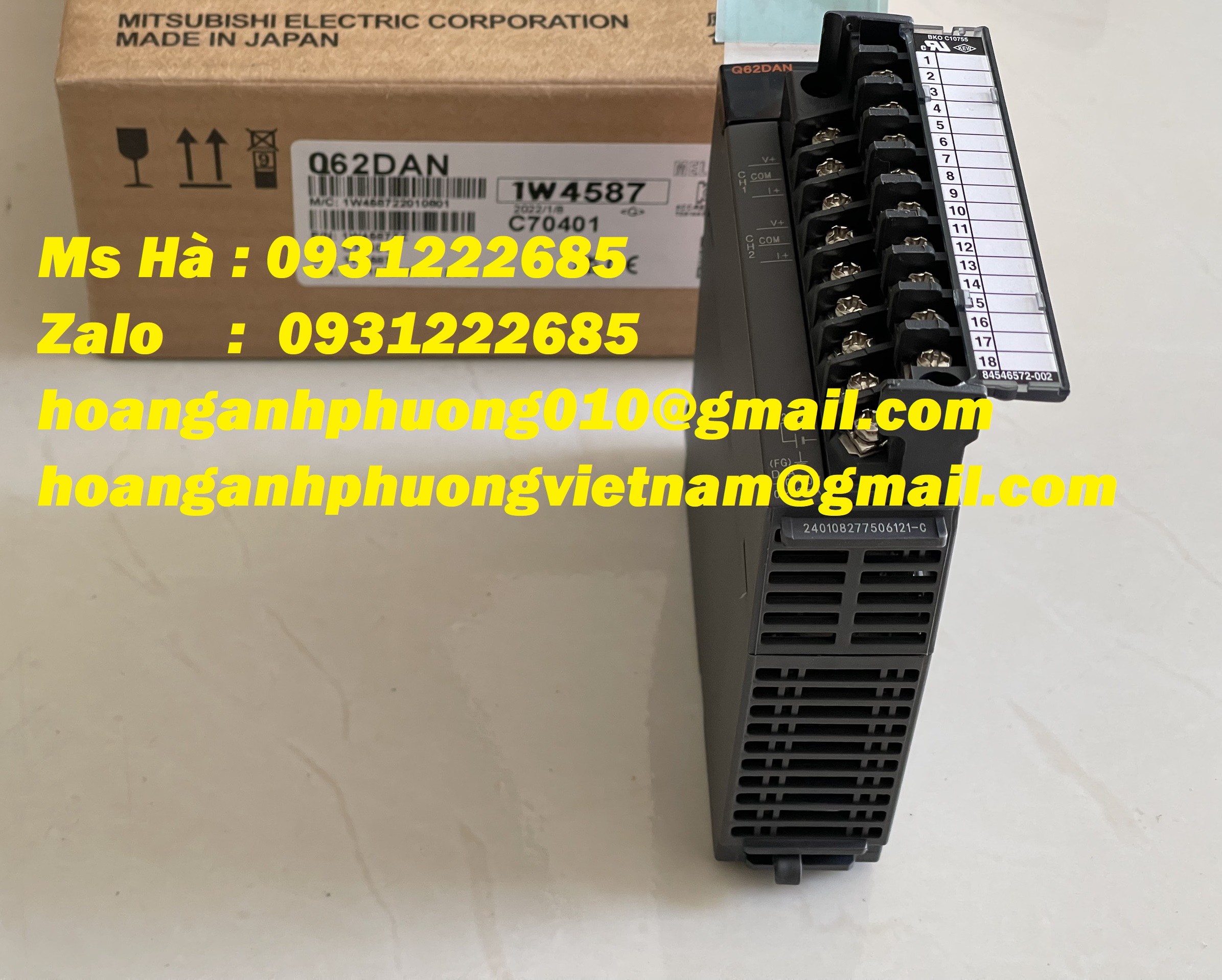 Module analog new 100% dòng mitsubishi Q62DAN
