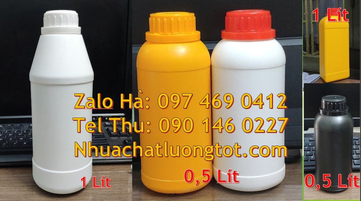 bán chai nhựa 1l hdpe nắp vặn,chai nhựa 500g đựng mỹ phẩm,chai nhựa rẻ