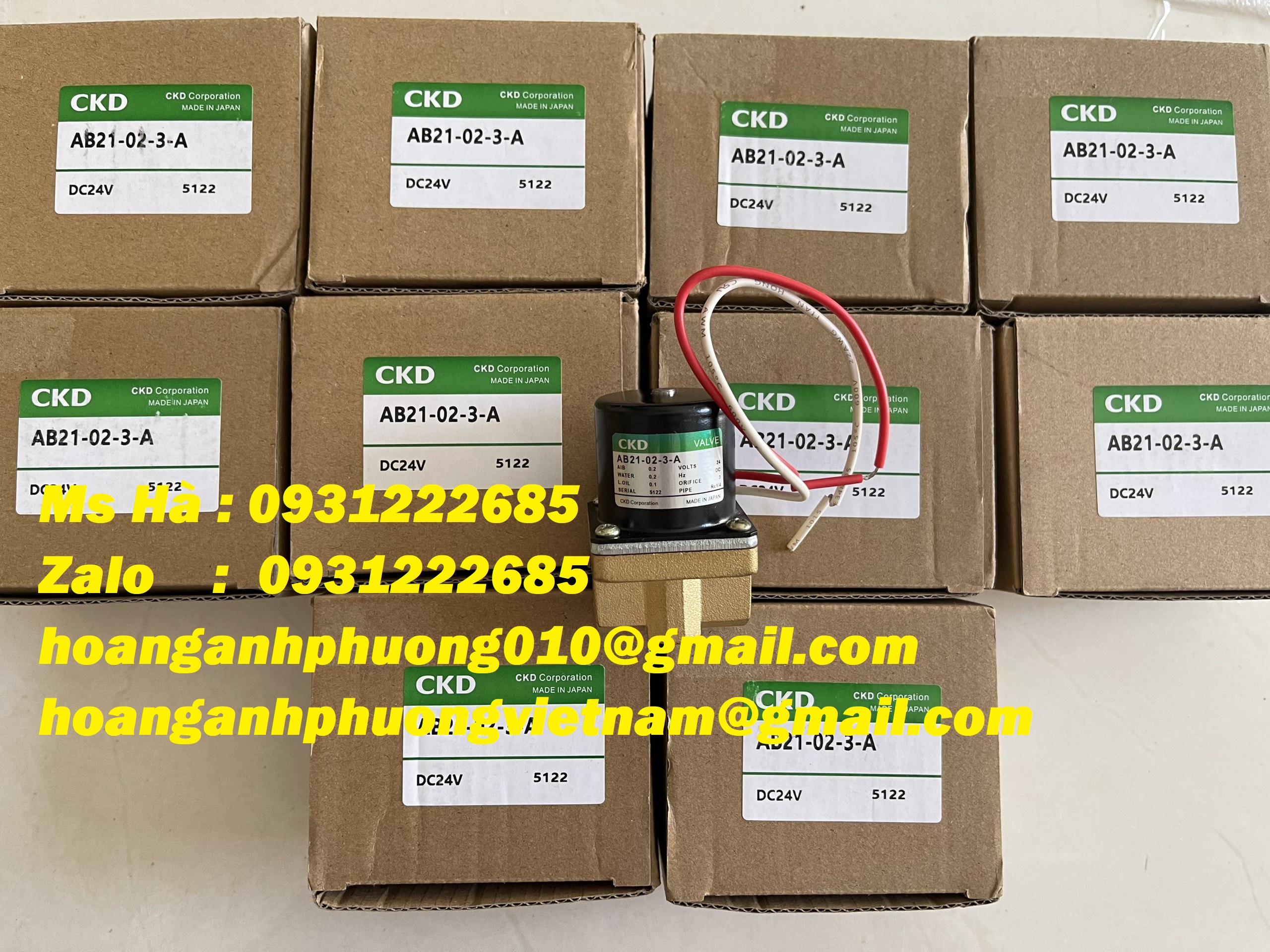 Van điện từ CKD nhập trực tiếp AB21-02-3-A giá siêu ưu đãi