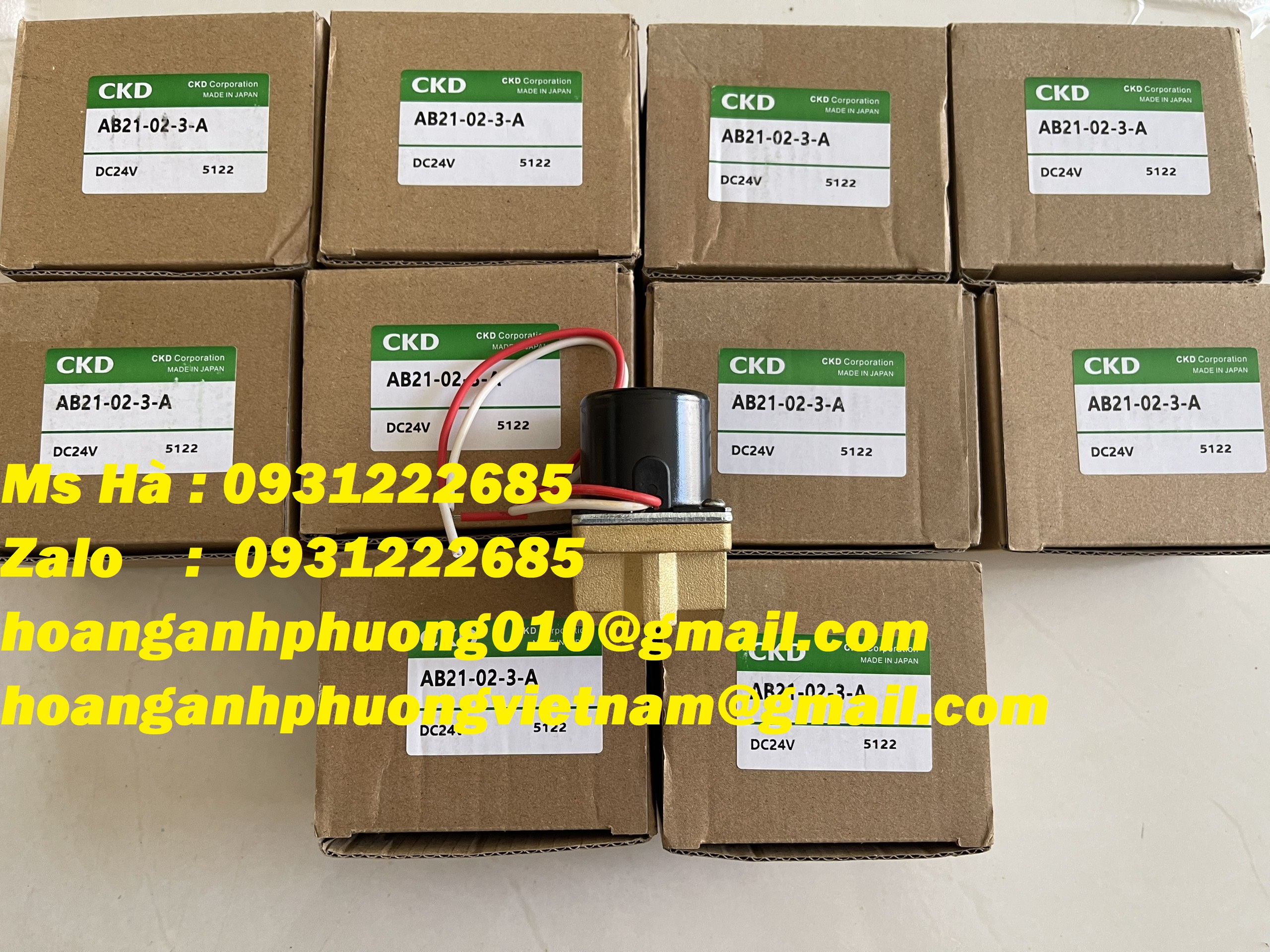 Van điện từ CKD nhập trực tiếp AB21-02-3-A giá siêu ưu đãi