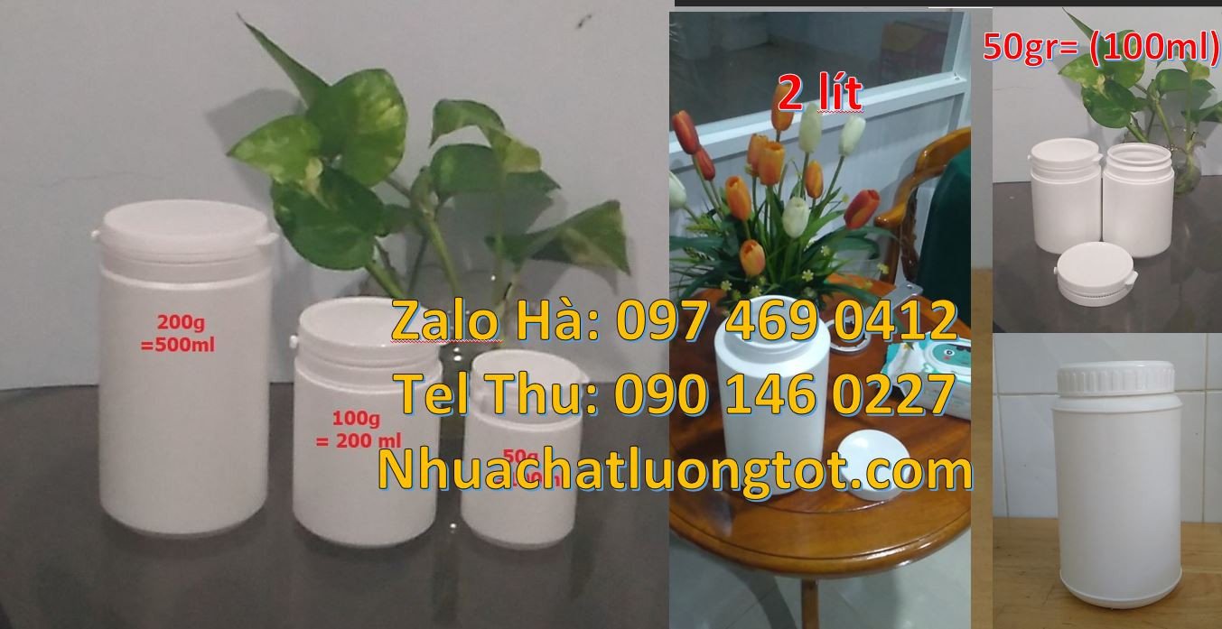 Bán hũ nhựa 500g vuông có nắp vặn,hũ nhựa đựng bánh kẹo,hũ nhựa hdpe r