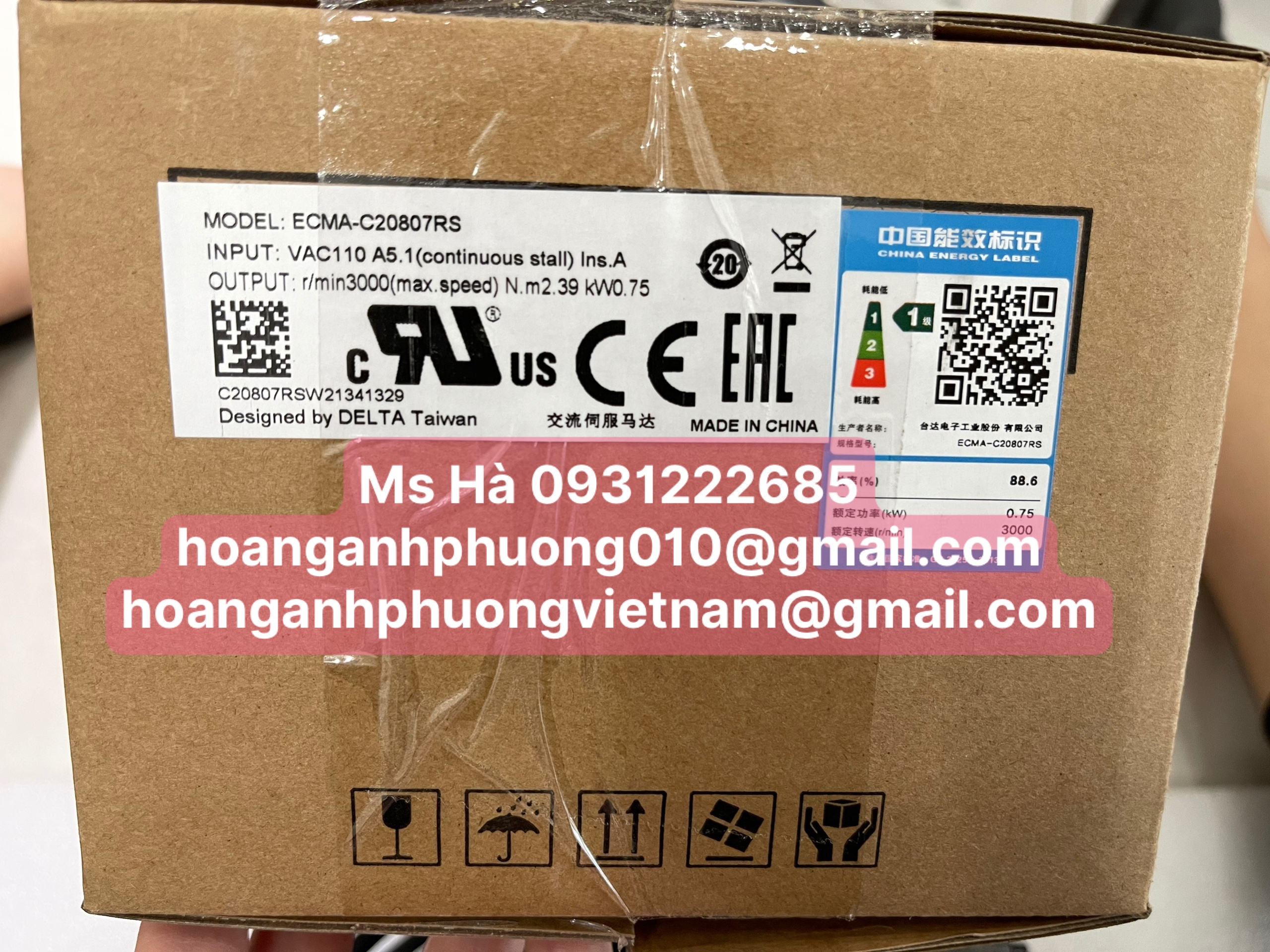 Delta động cơ ECMA-C20807RS - Hoàng Anh Phương