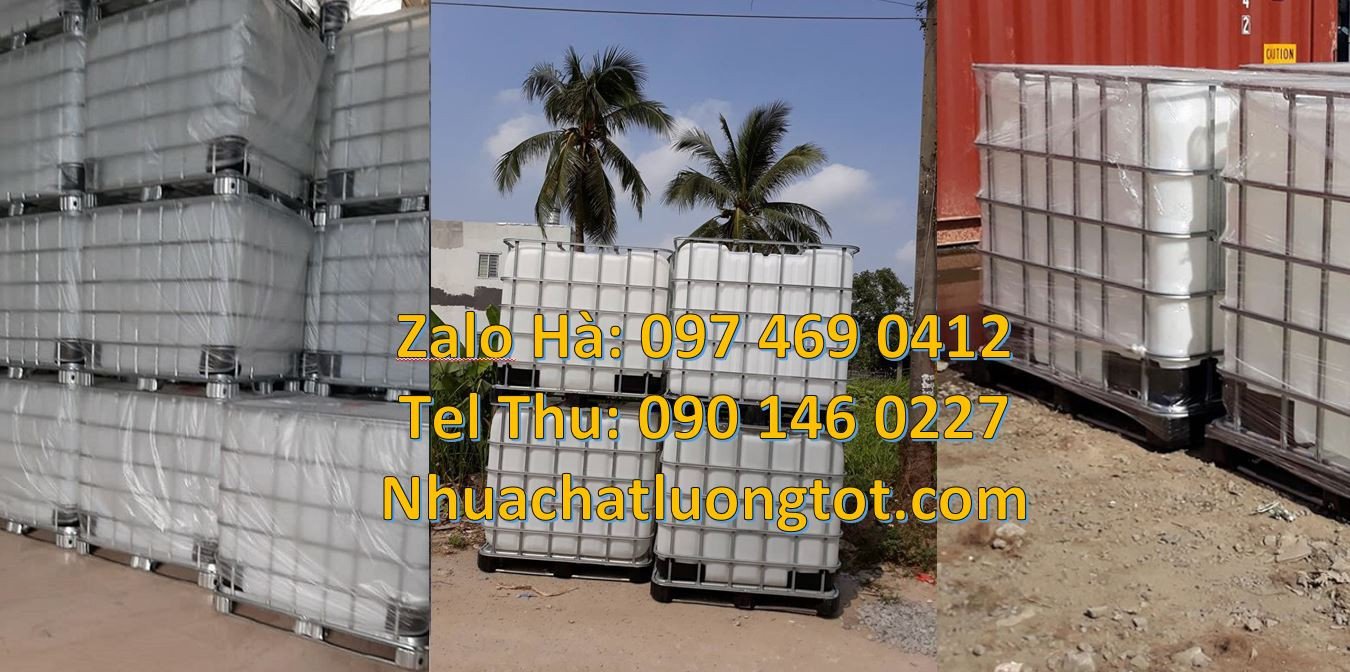 Bán thùng nhựa đựng nước 1000l,rank nhựa đựng nước 1000l có khung thép