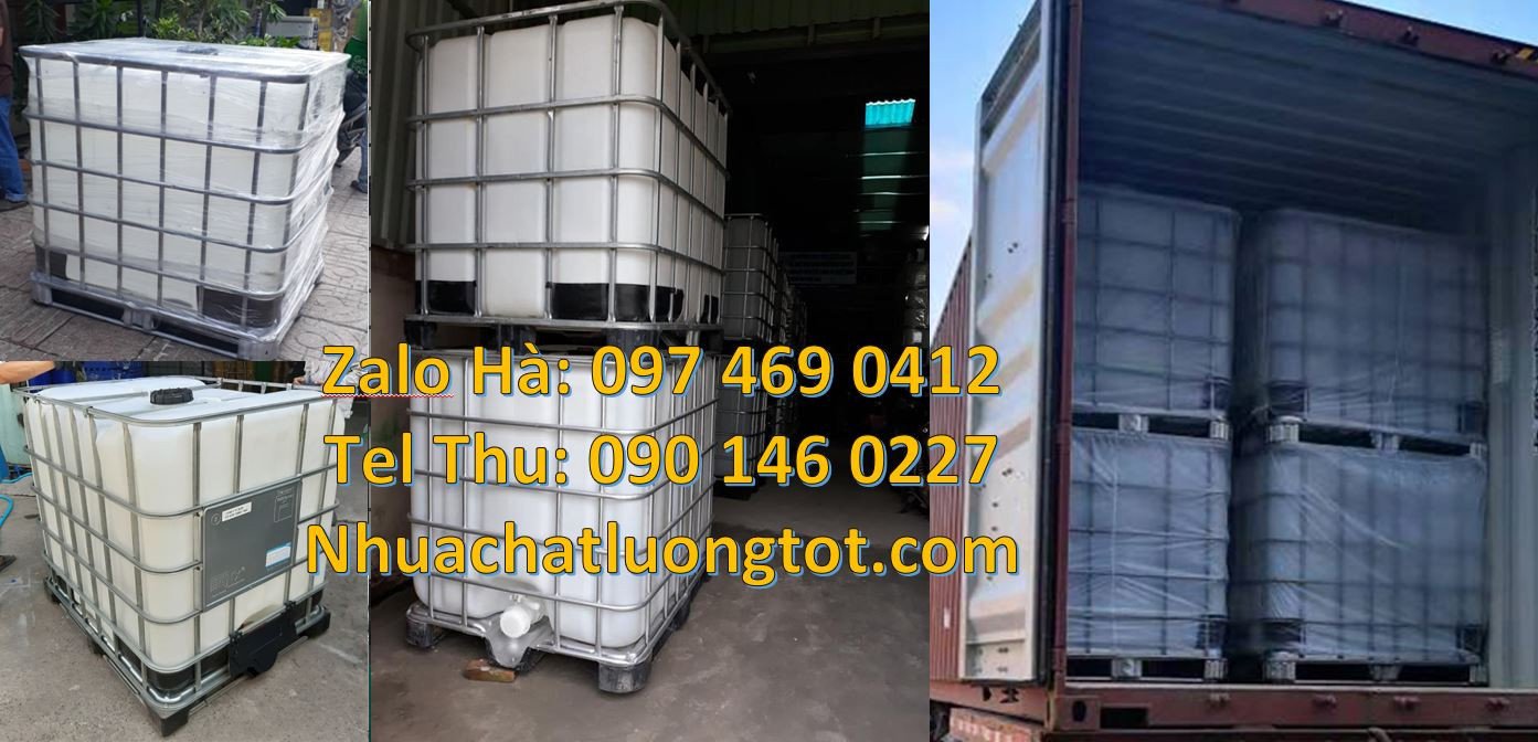 Bán thùng nhựa đựng nước 1000l,rank nhựa đựng nước 1000l có khung thép