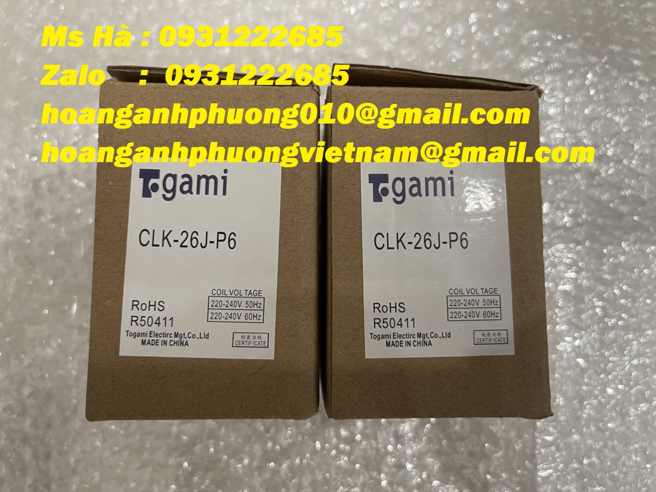 Khởi động từ nhập khẩu giá cạnh tranh CLK-26J-P6 mới 100%