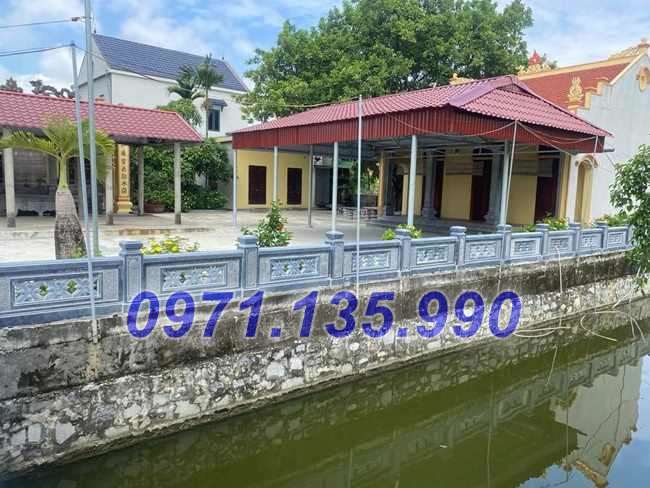 Lan can đá đẹp - Mẫu lan can bằng đá xanh đẹp bán tại Hải Phòng