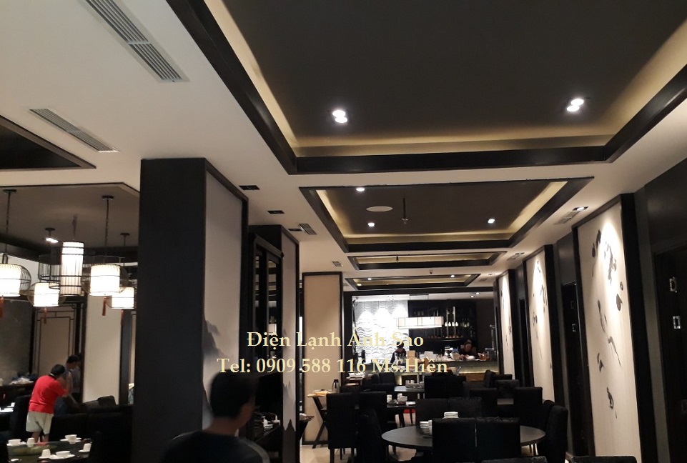 Lắp đặt máy lạnh âm trần / giấu trần cho nhà hàng tại miền nam