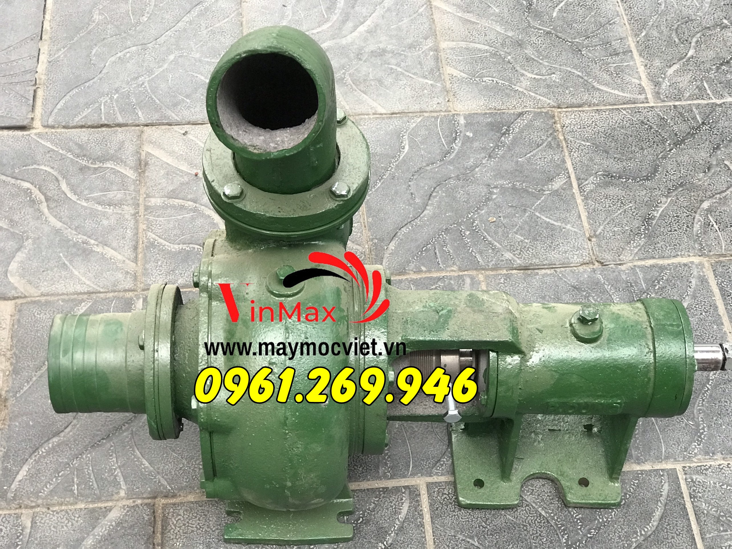 Sên bơm hút cát hút bùn phi 100 Vinmax BC100 dùng cho đầu nổ