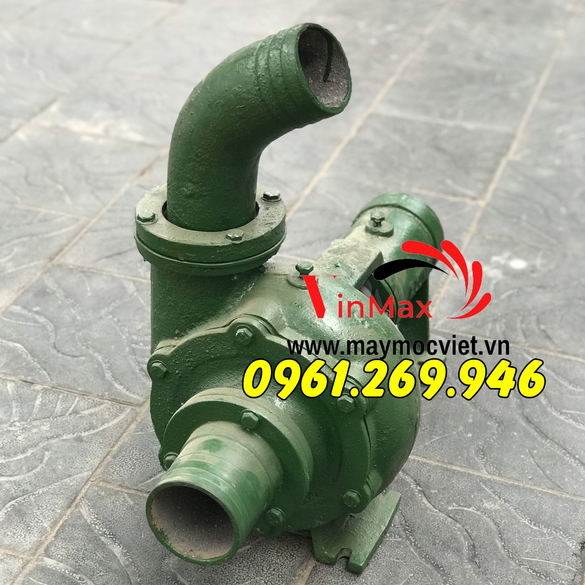 Sên bơm hút cát hút bùn phi 100 Vinmax BC100 dùng cho đầu nổ