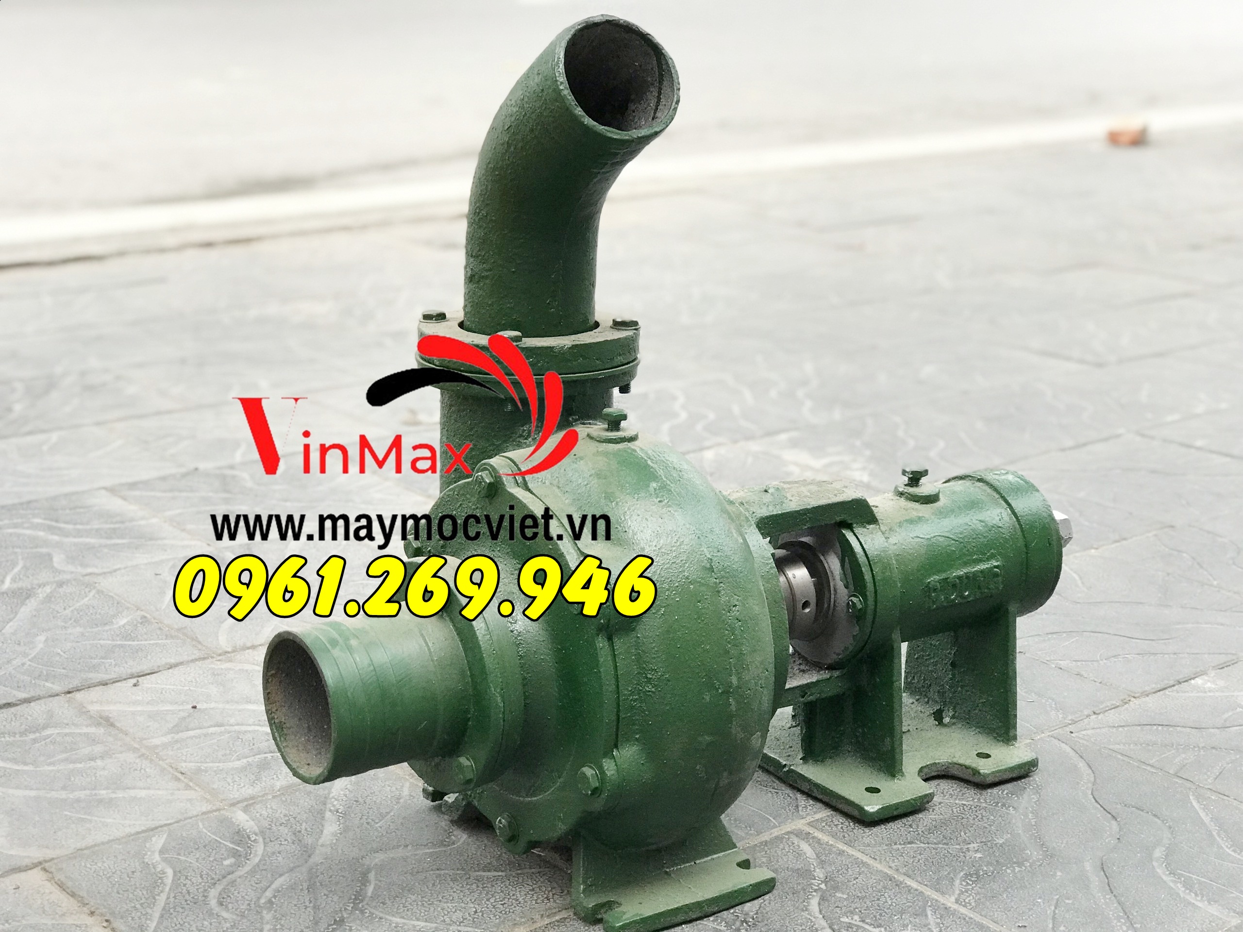 Sên bơm hút cát hút bùn phi 100 Vinmax BC100 dùng cho đầu nổ
