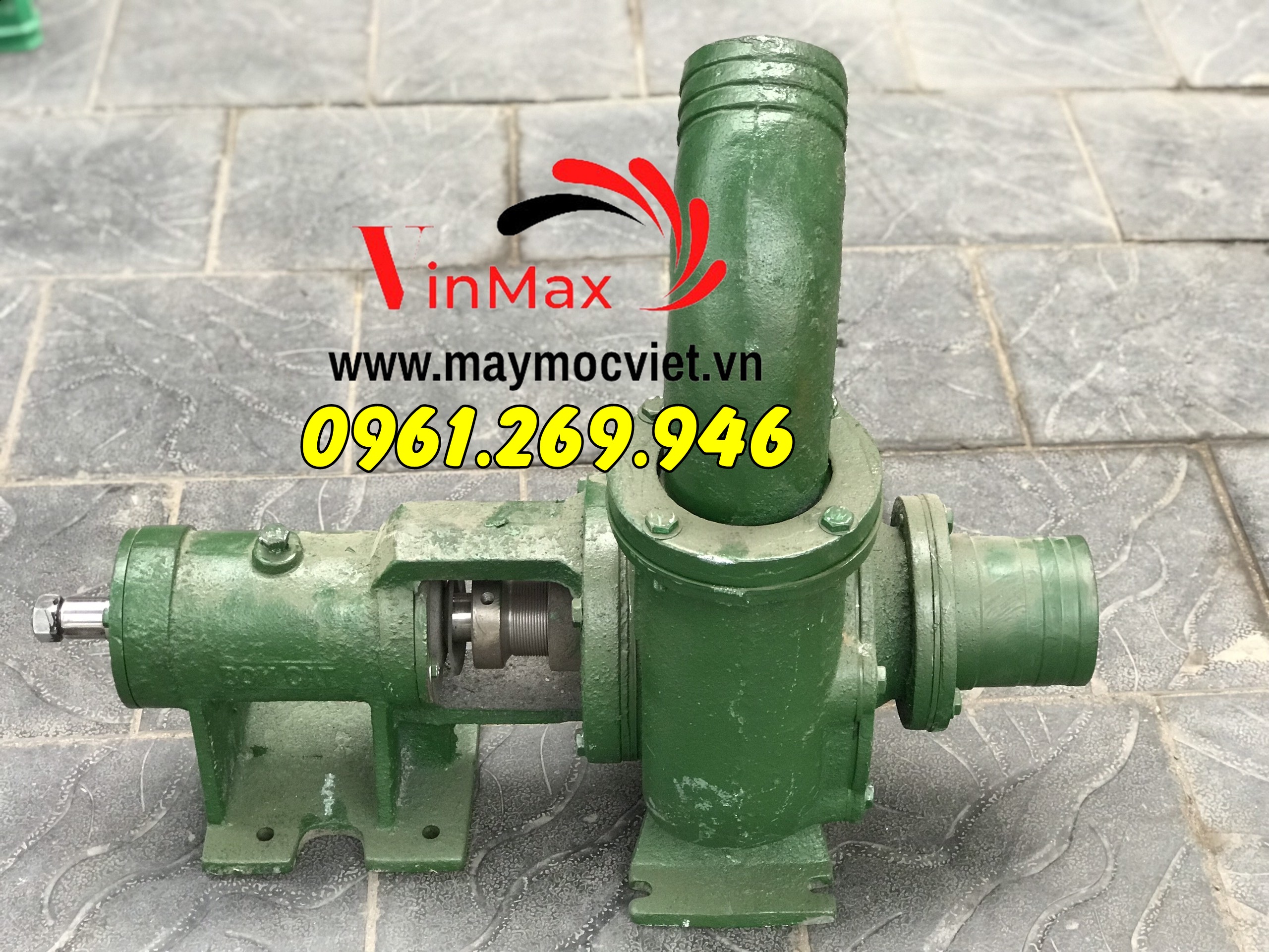 Sên bơm hút cát hút bùn phi 100 Vinmax BC100 dùng cho đầu nổ