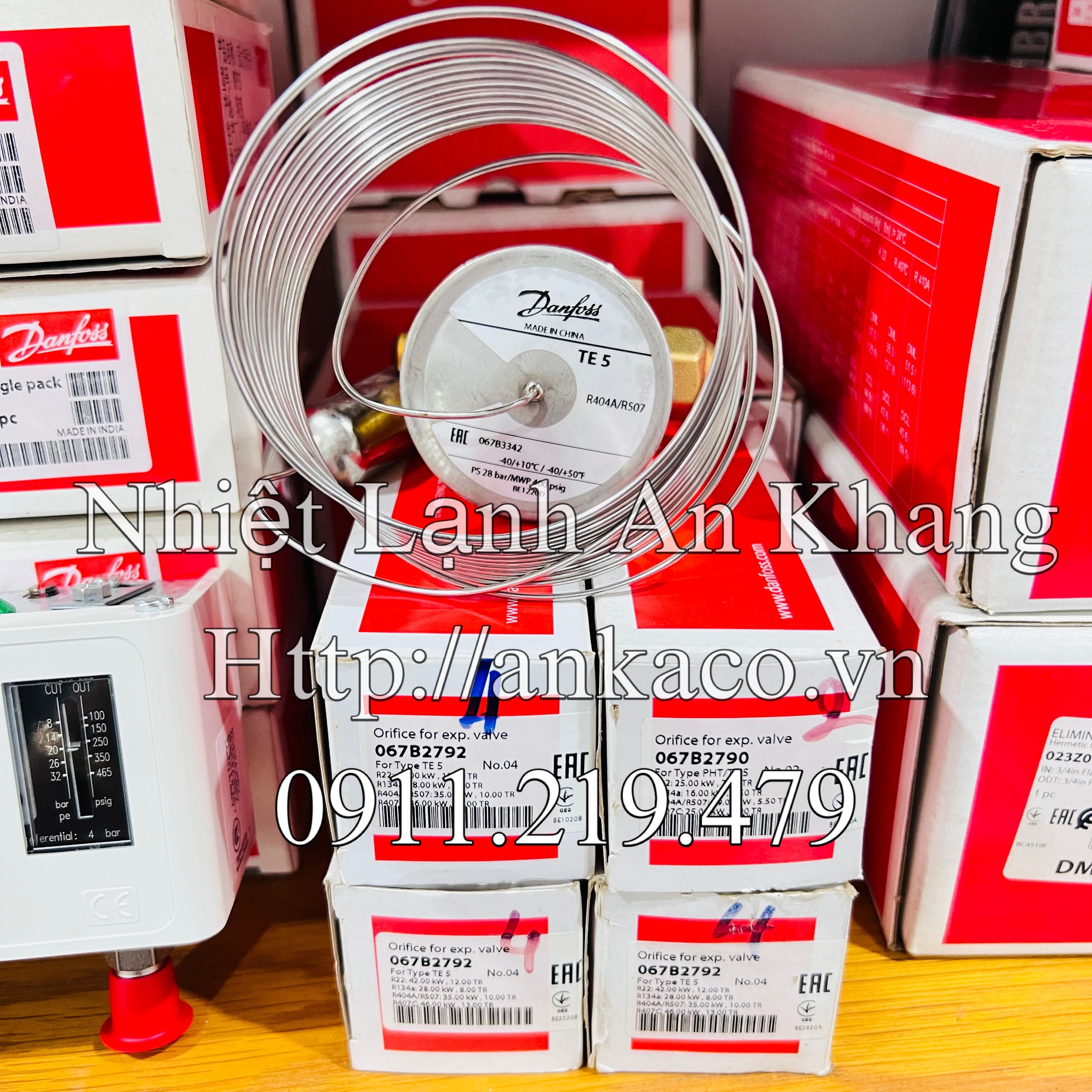 Nơi uy tín cung cấp van tiết lưu Danfoss TE5
