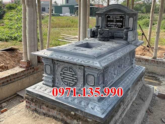 Giá mẫu mộ đá đẹp bán tại Long An - Mộ bằng đá đẹp nhất