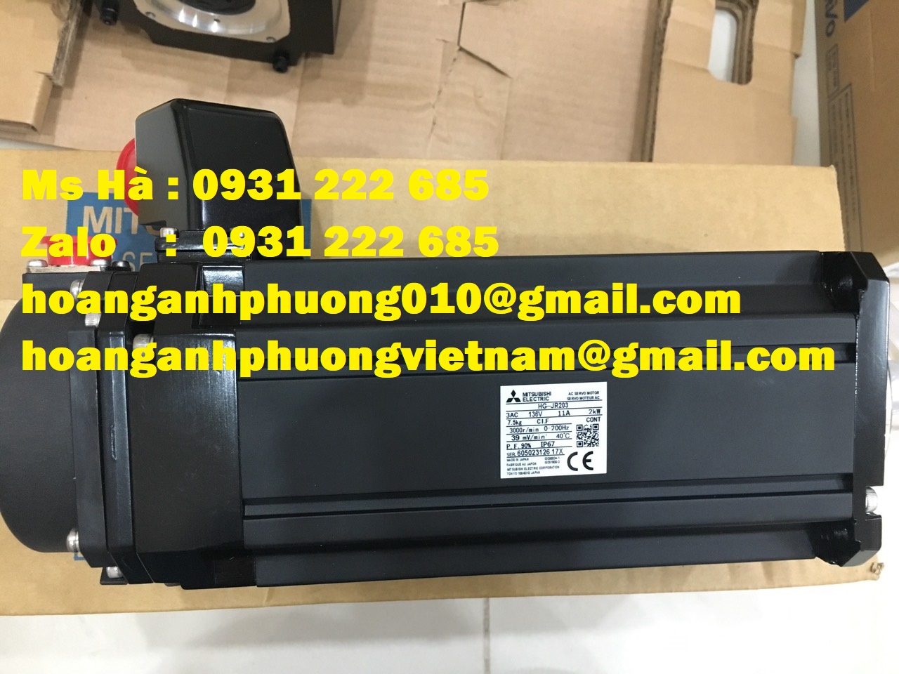Động cơ servo HG-JR203 mitsubishi - Công Ty Hoàng Anh Phương