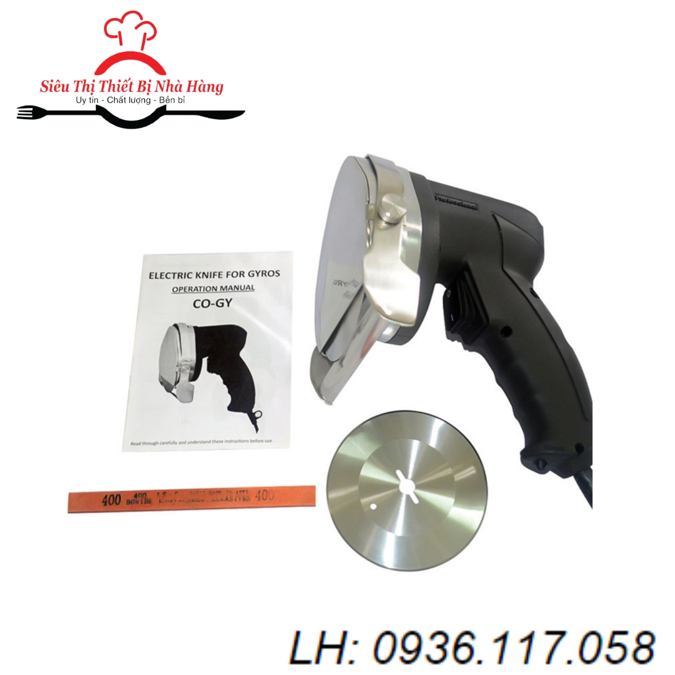 Máy cắt thịt doner kebab cầm tay có chữ KS-100E