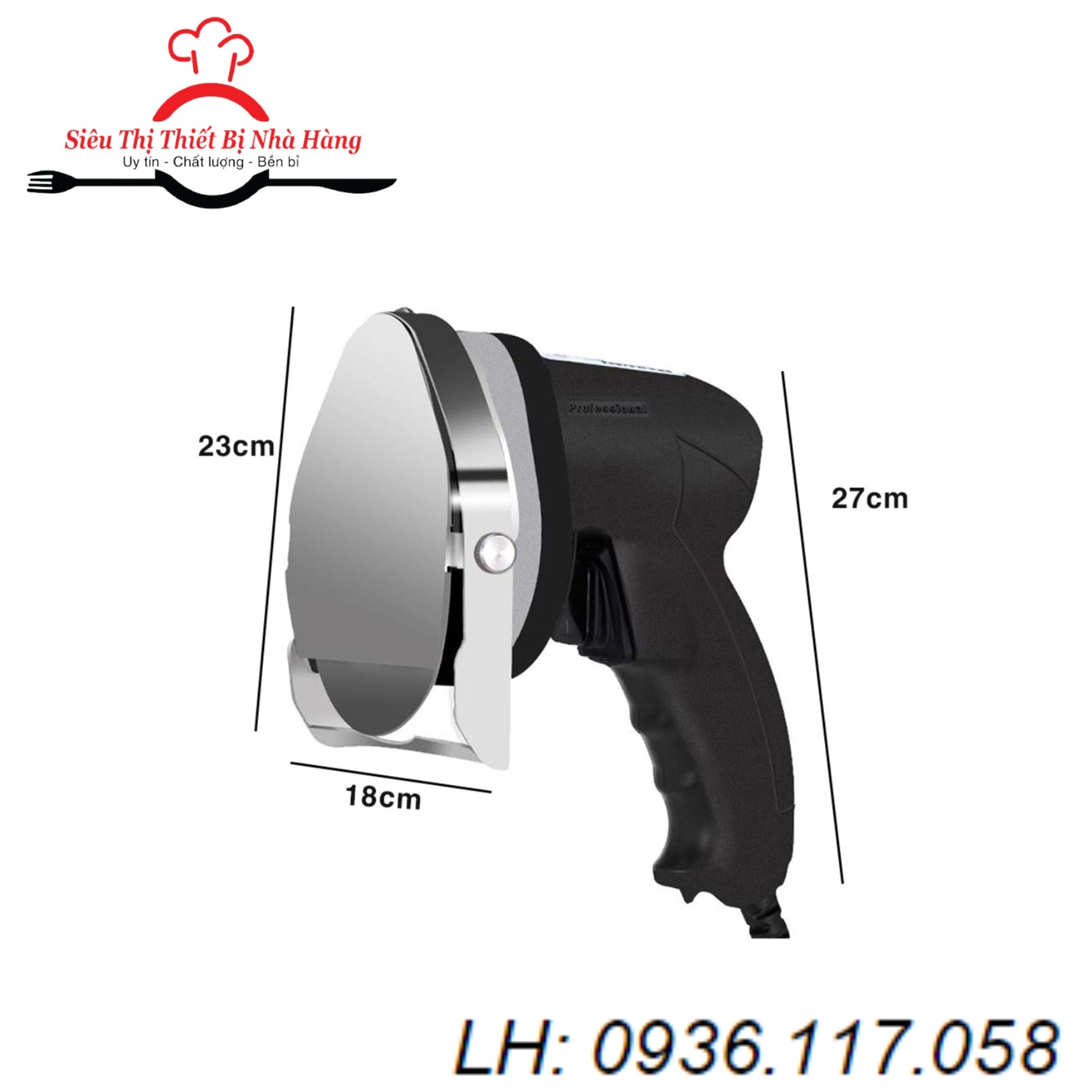 Máy cắt thịt doner kebab cầm tay có chữ KS-100E