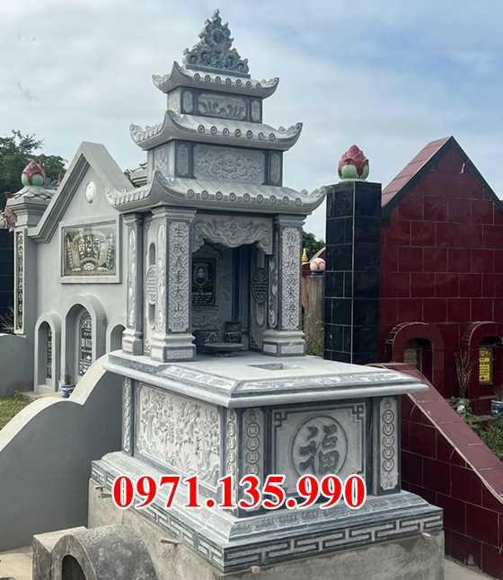 Đồng Tháp Mẫu mộ đá song thân phu thê ông bà bố mẹ bằng đá đẹp bán
