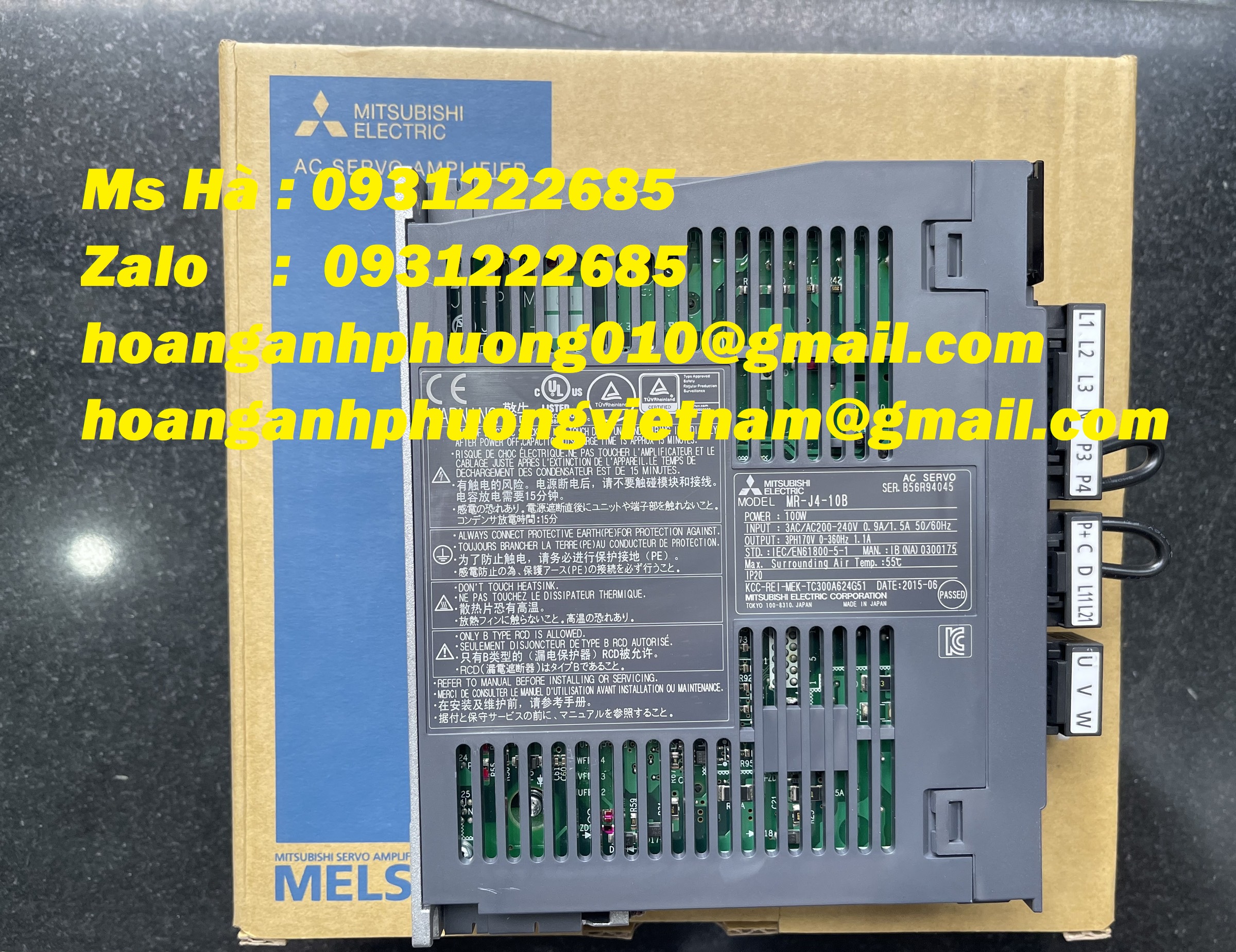 Driver servo mitsubishi MR-J4-10B giá cạnh tranh toàn quốc